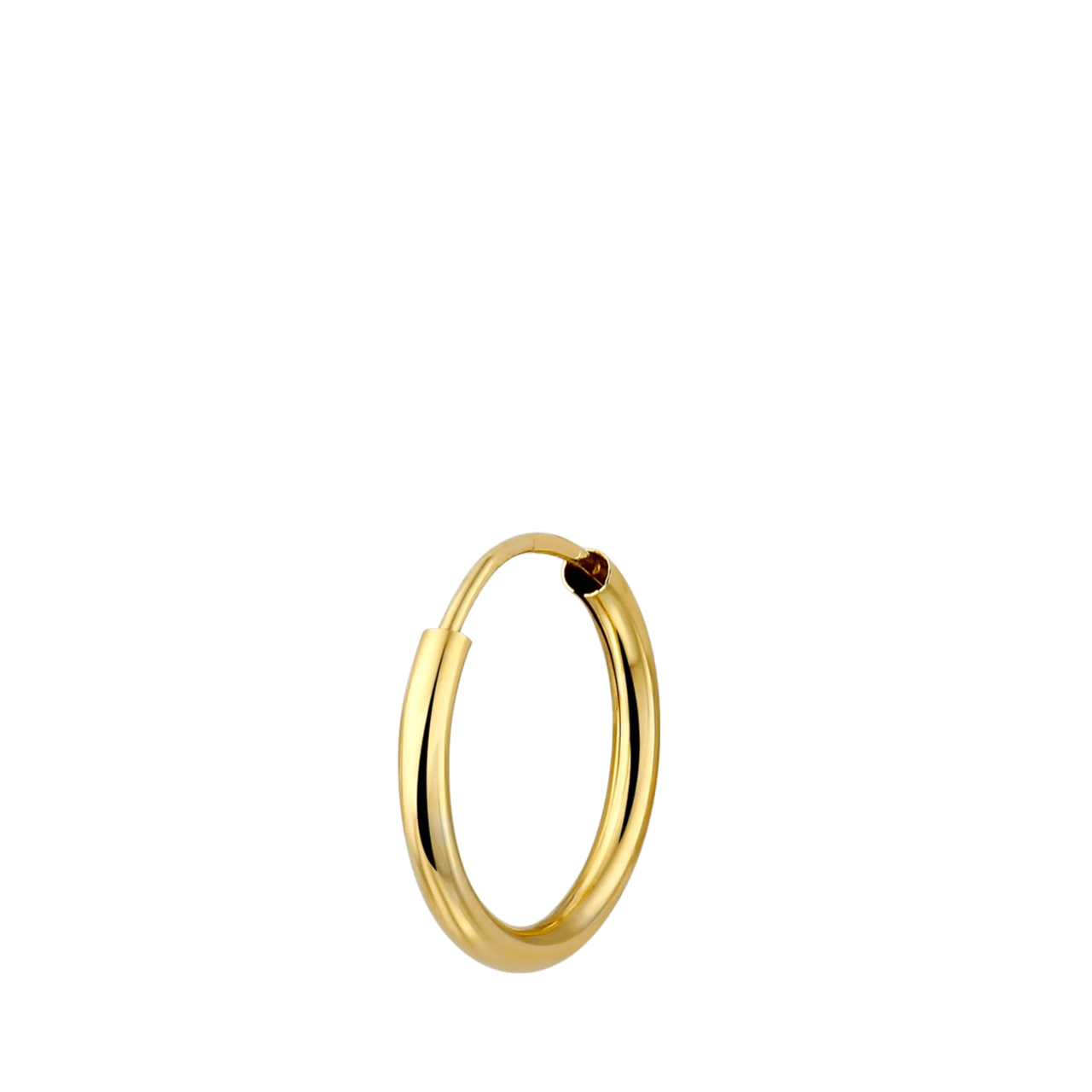 585 Gold Herrenohrring, 15 mm