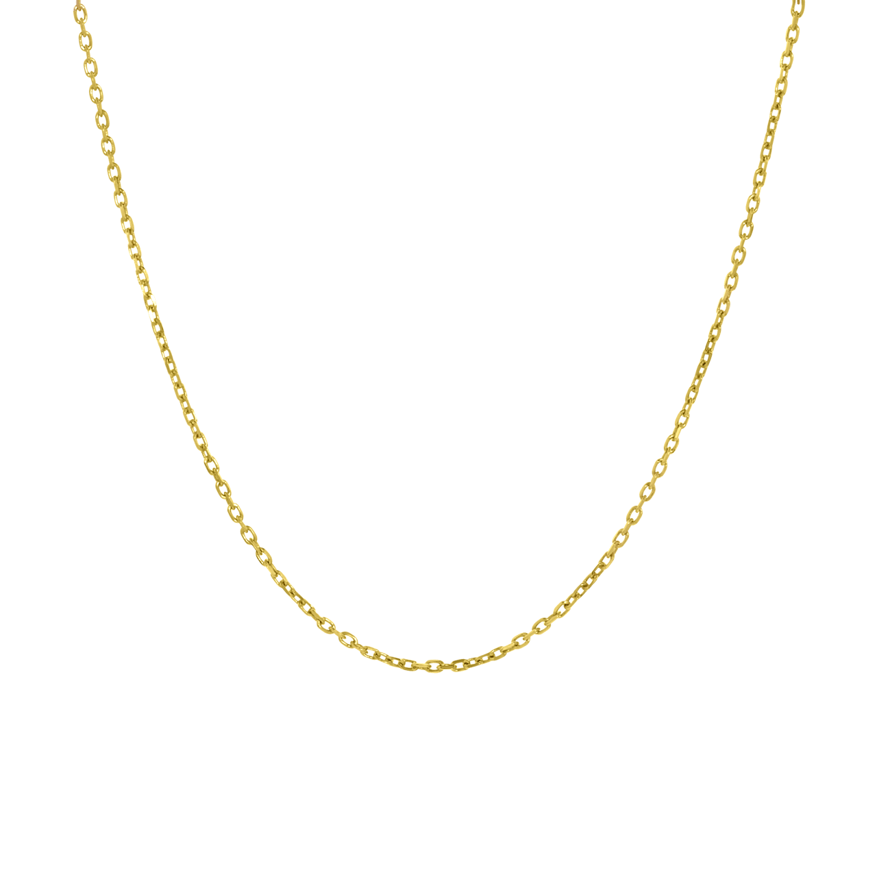 9 karaat ketting met anker schakel