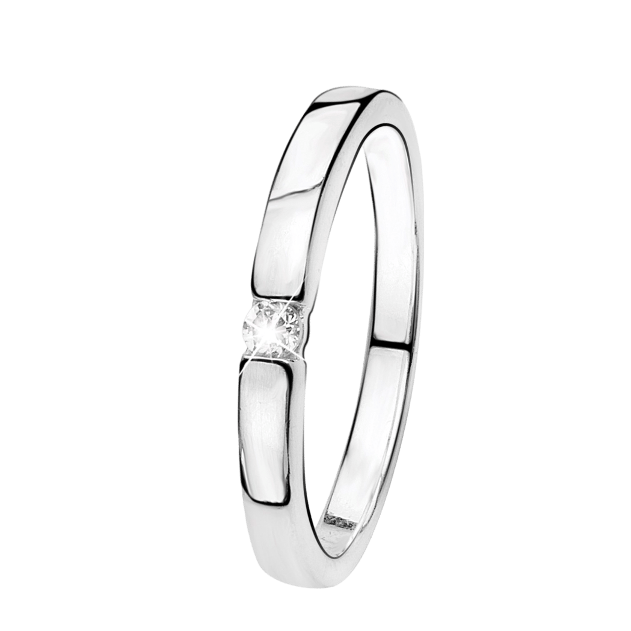 Zilveren ring Mix and Match met zirkonia