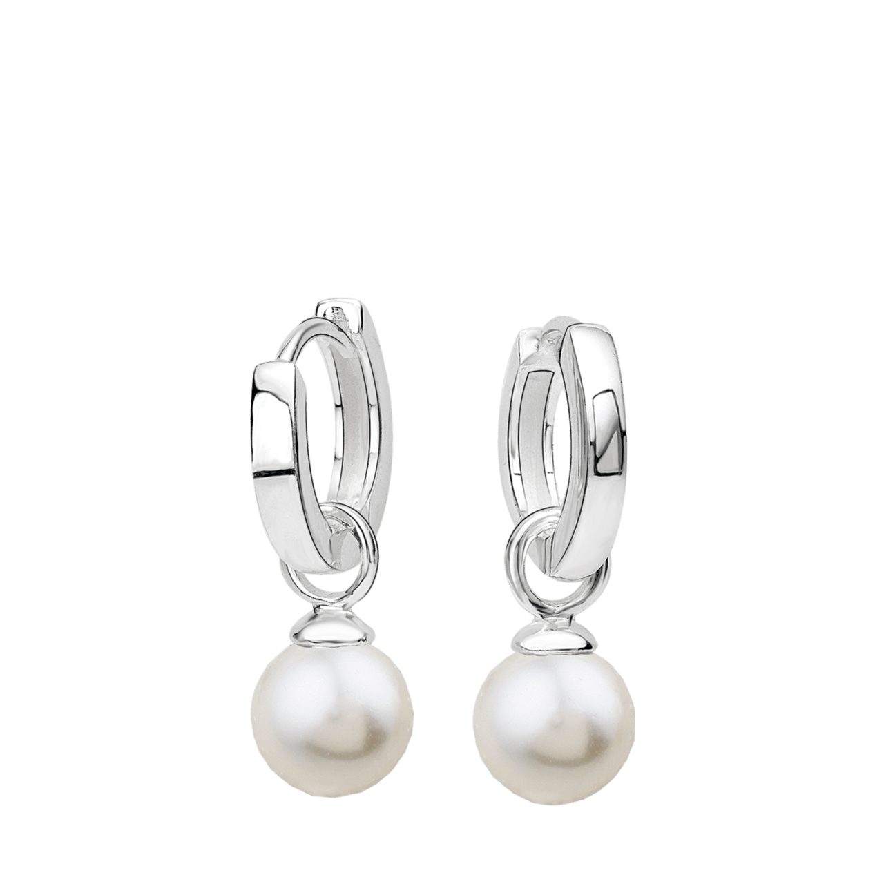 Ohrringe, 925 Silber, mit Perle