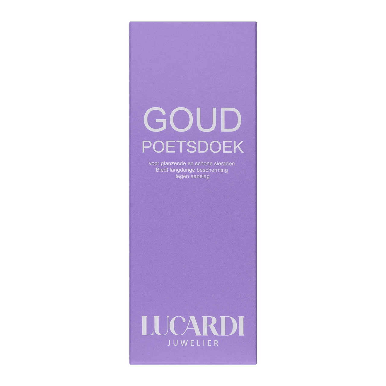 Poetsmiddel - poetsdoek voor gouden sieraden