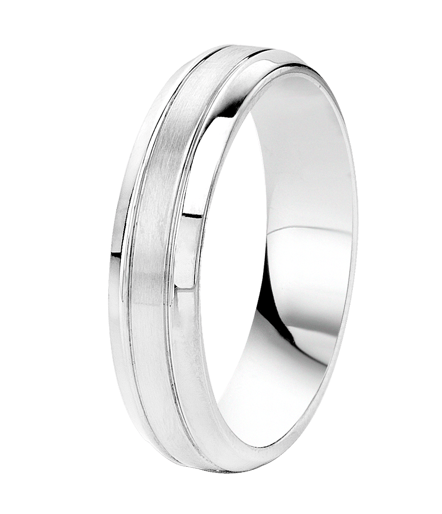 Recycelter Edelstahl Herrenring