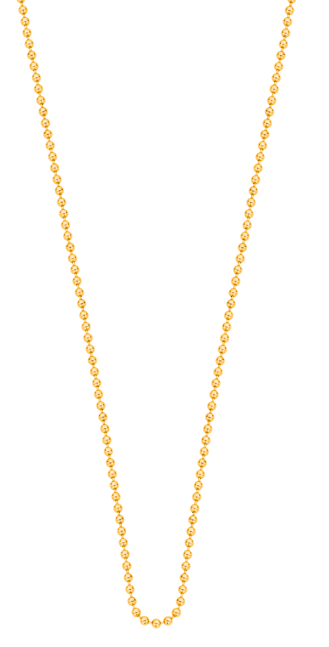 Stainless steel gold plated ketting 60 cm