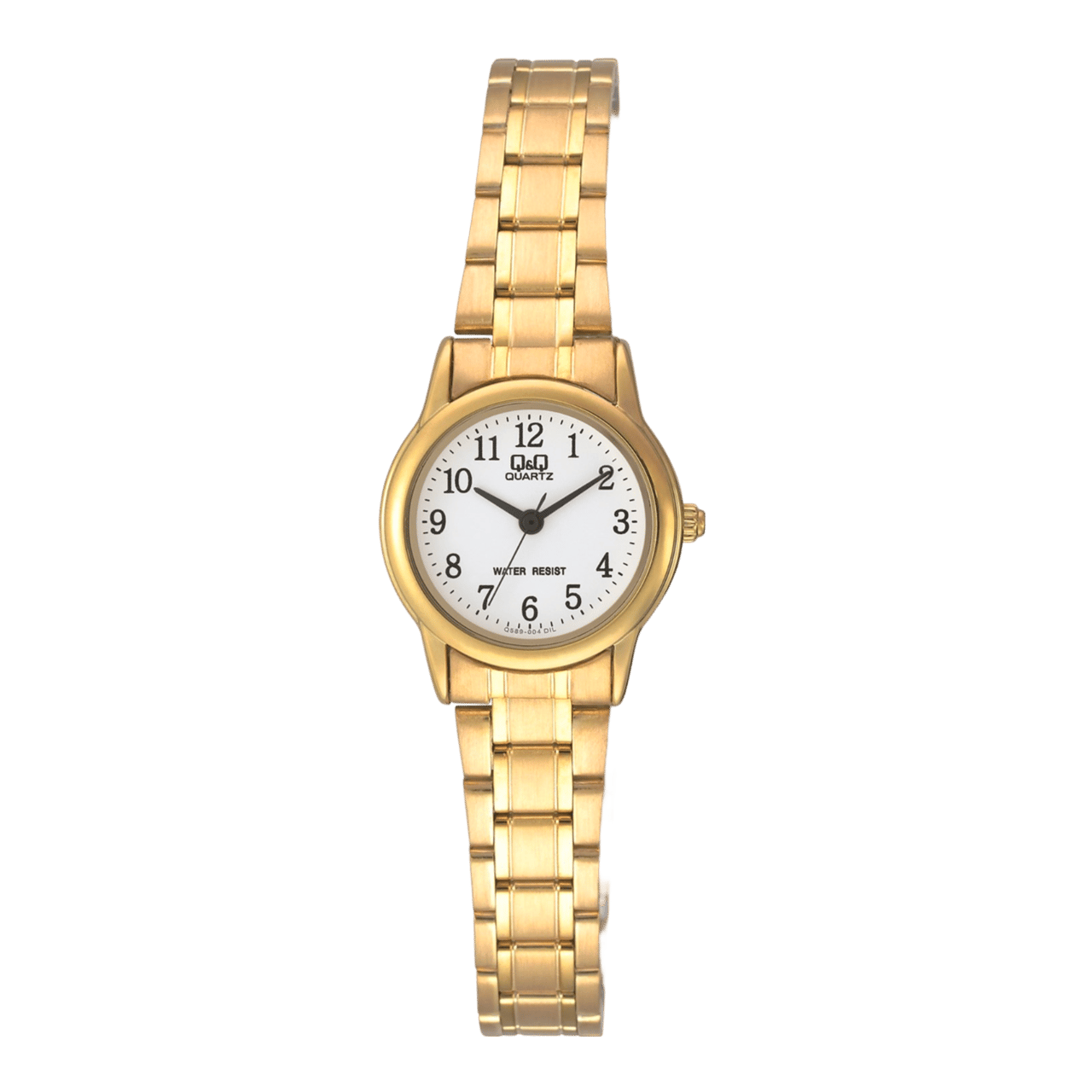 Q & Q Dames Horloge Goudkleurig Q589J004Y