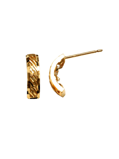 14 karaat geelgouden oorbellen