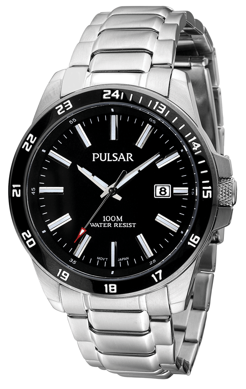 Pulsar Heren Horloge Zilverkleurig PS9223X1