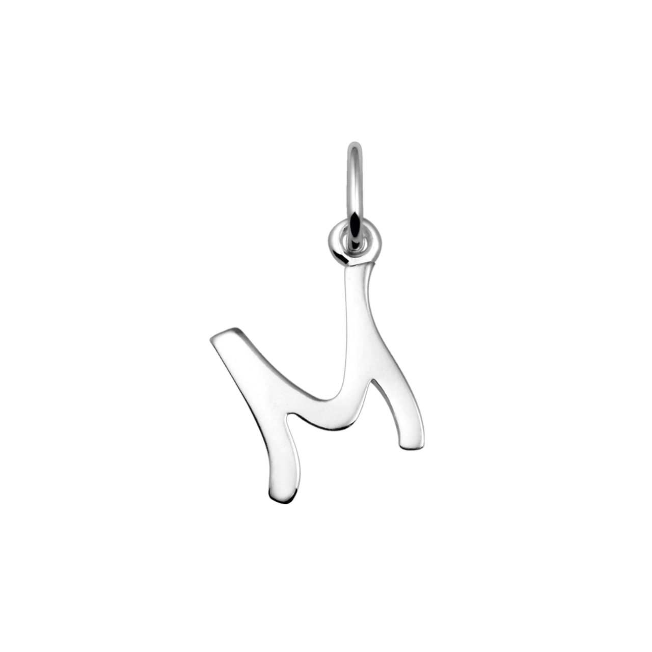 Zilveren hanger alfabet