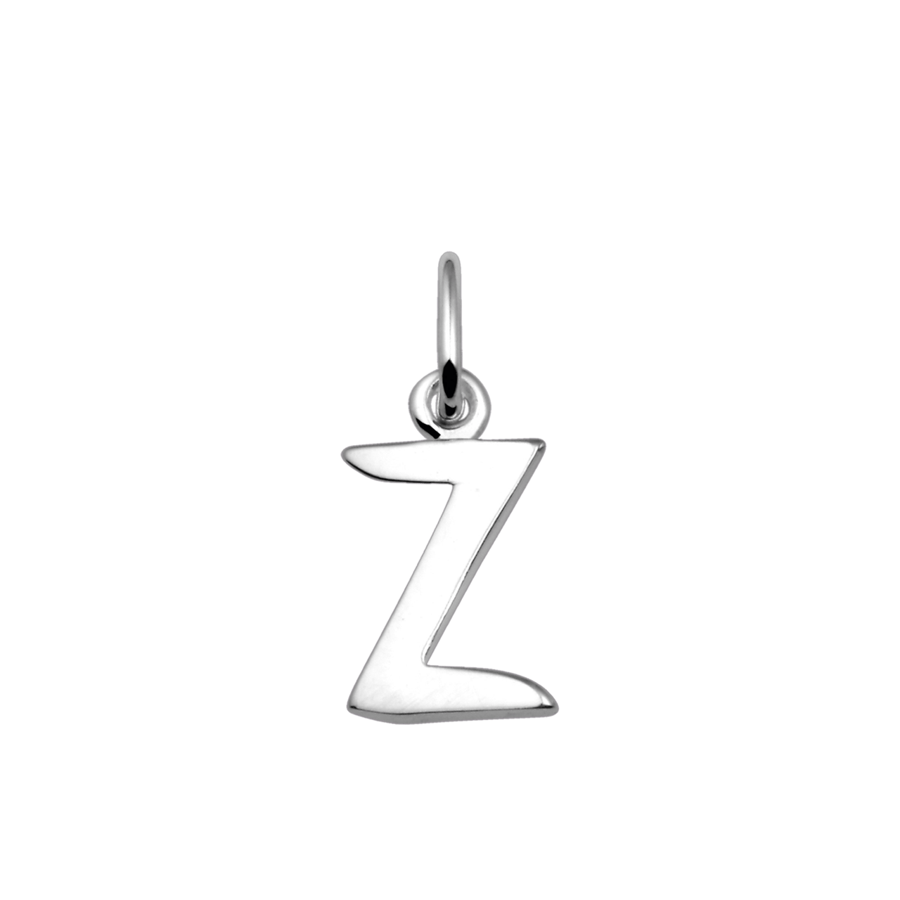 Zilveren hanger alfabet
