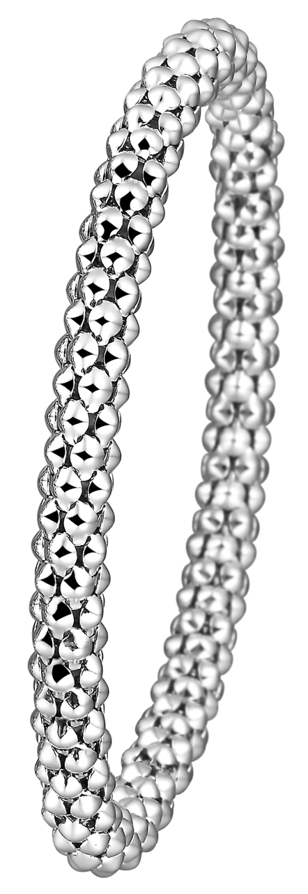 Bijoux zilverkleurige fantasiearmband voor dames