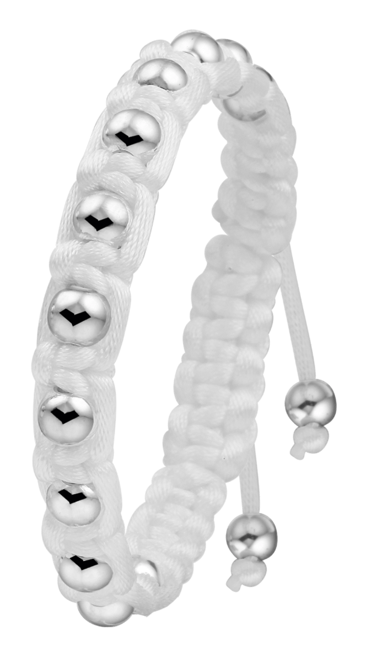 Bijoux zilverkleurige fantasiearmband voor dames