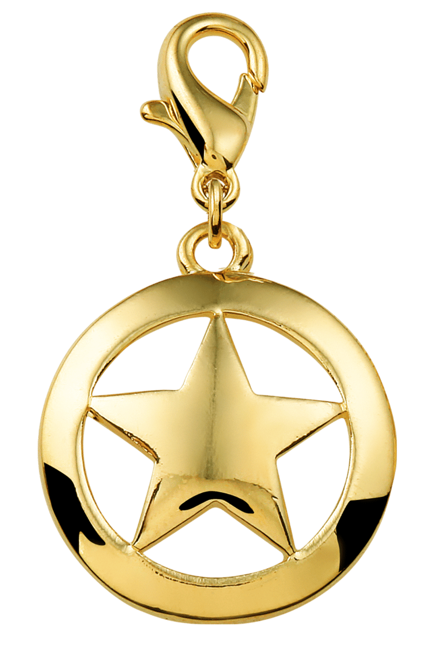 Byoux goldener Stern-Charm
