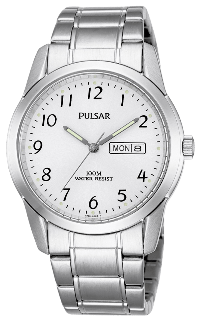 Pulsar Heren Horloge Zilverkleurig PJ6025X1