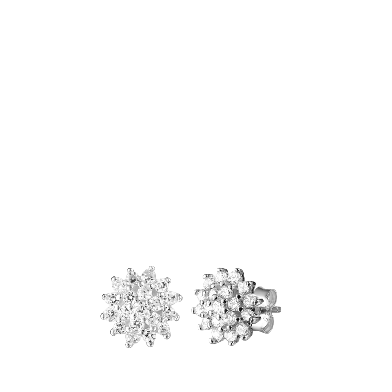 Ohrringe, 925 Silber, mit Zirkonia