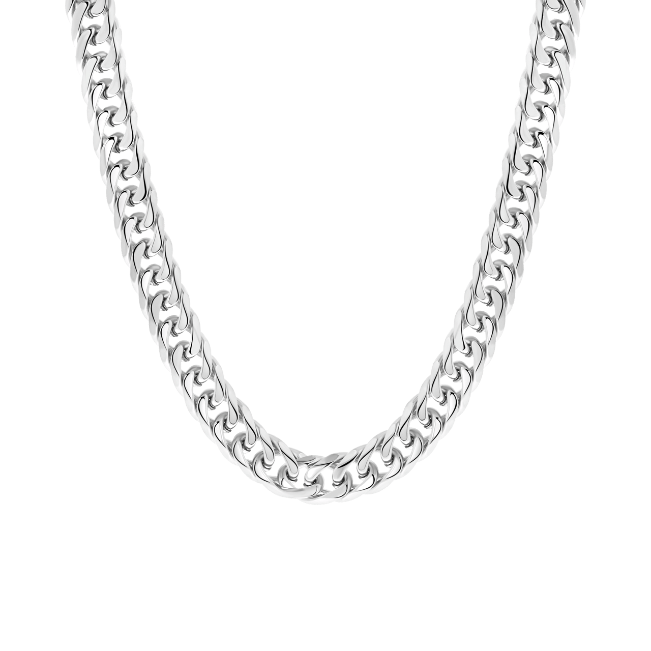 Gerecycled stalen herenketting