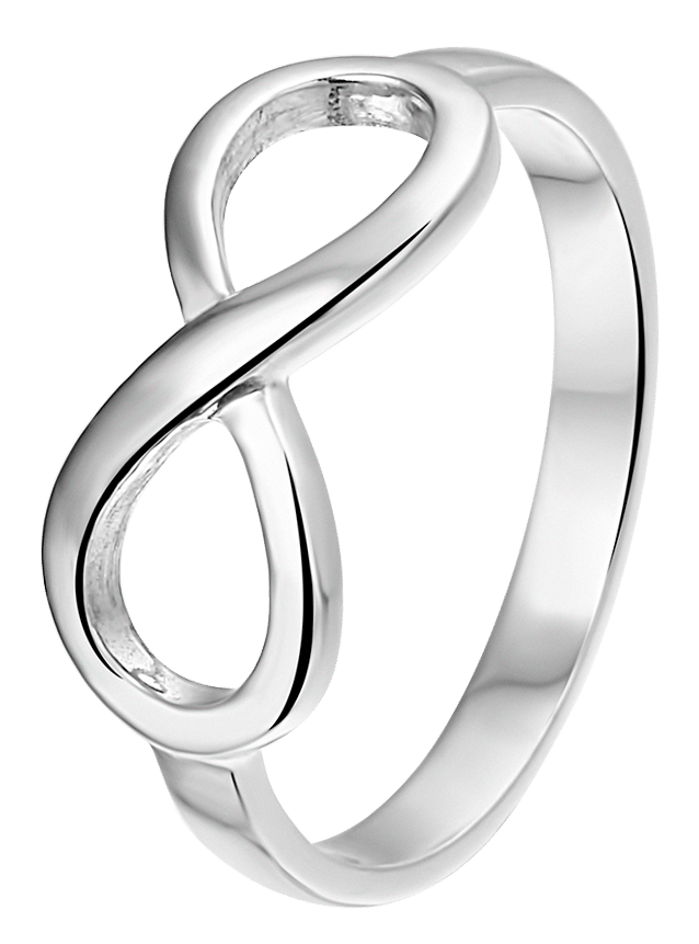 Zilveren ring infinity