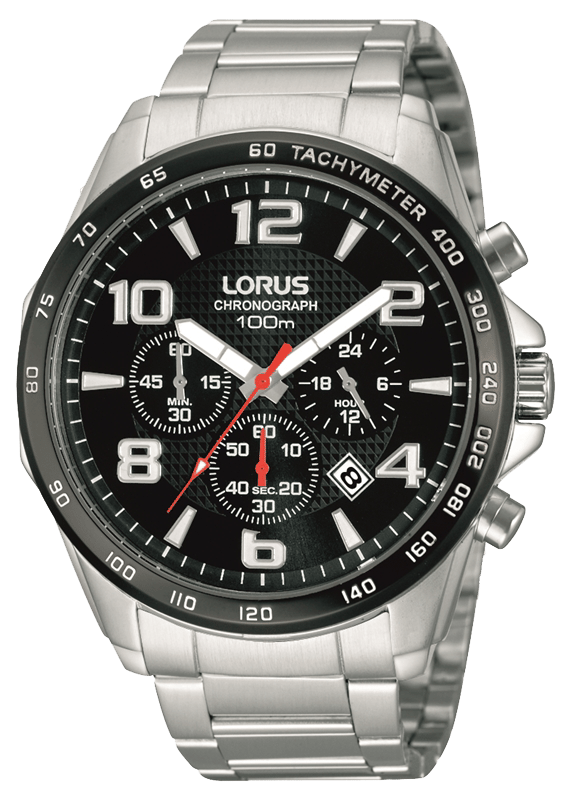Lorus Stainless steel Heren Horloge Chronograaf Zilverkleurig RT351CX9