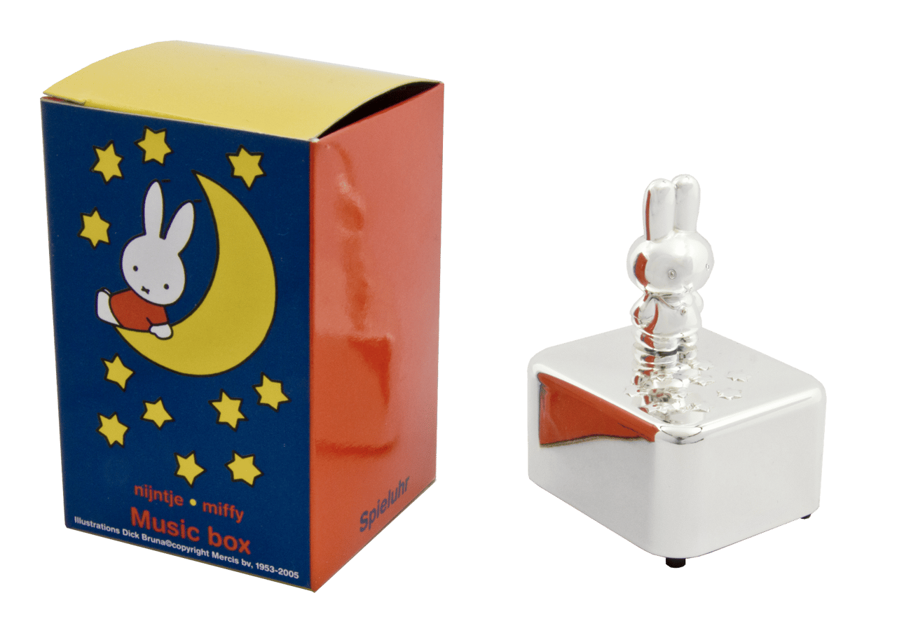 Verzilverd geschenkartikel Geboorte Nijntje