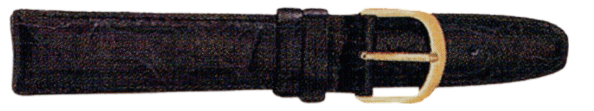 Shivas Uhrenarmband unisex schwarz 20 mm