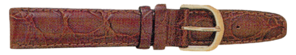 Shivas horlogeband unisex donkerbruin 16 mm