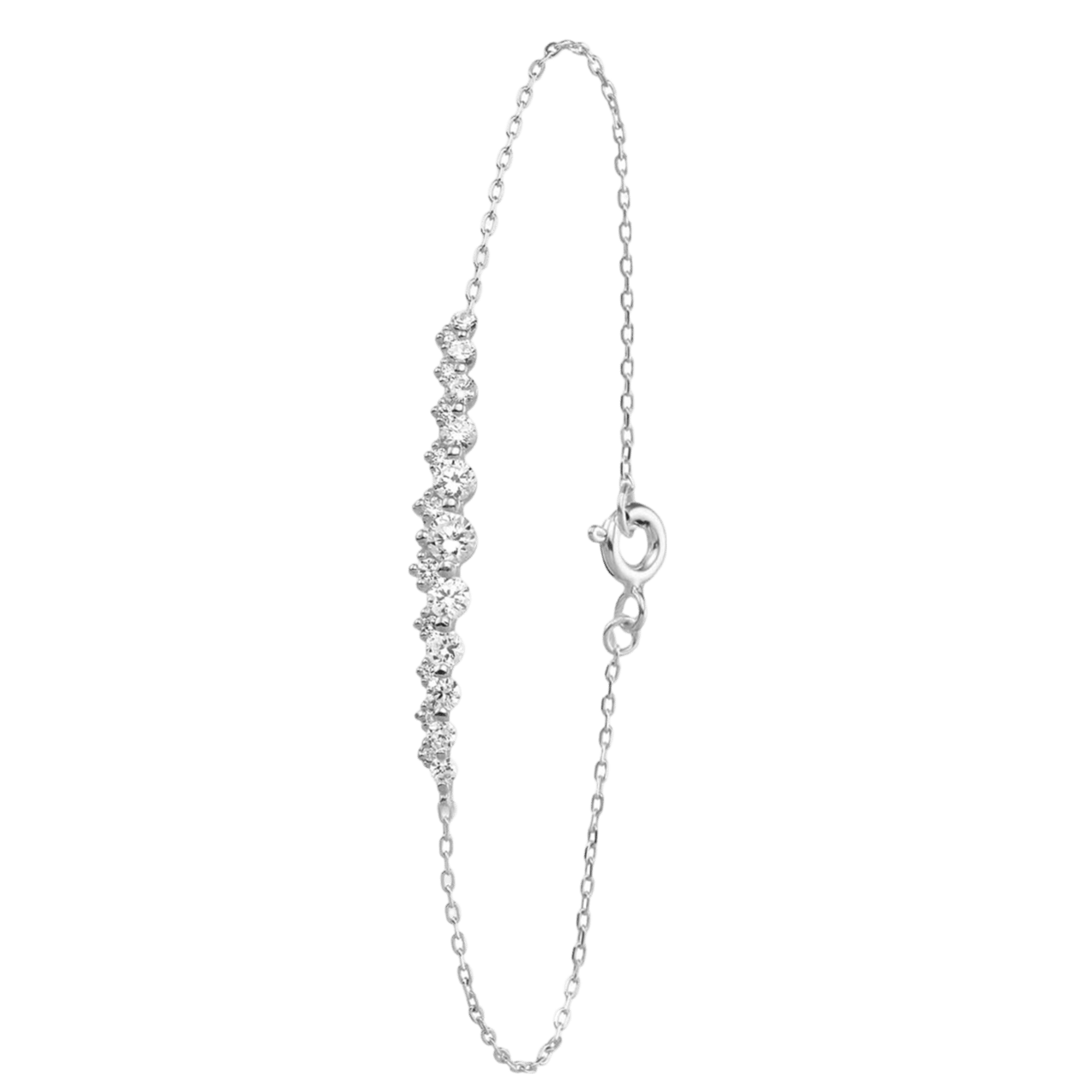 Silberarmband mit Zirkonia