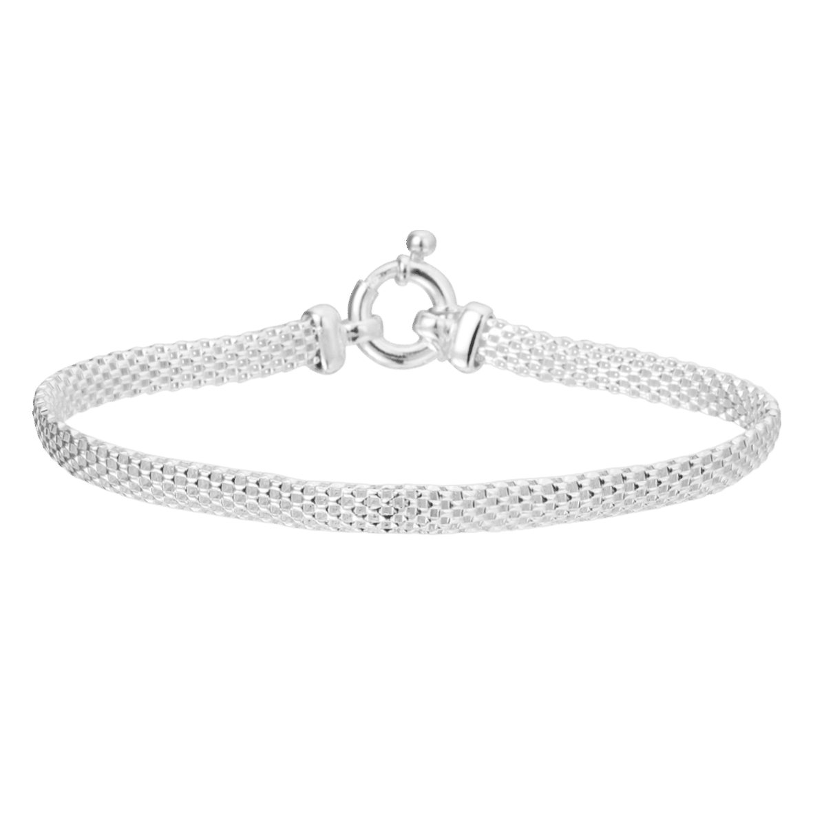 Gerecycleerd zilveren armband