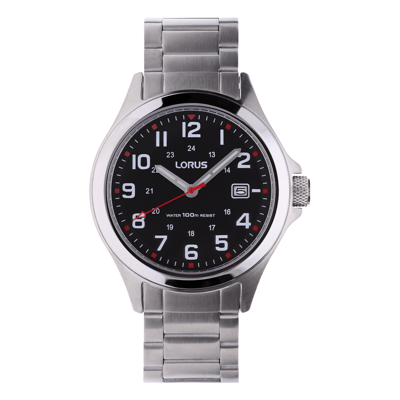 Lorus Heren Horloge Zilver Staal Analoog RXH01IX5