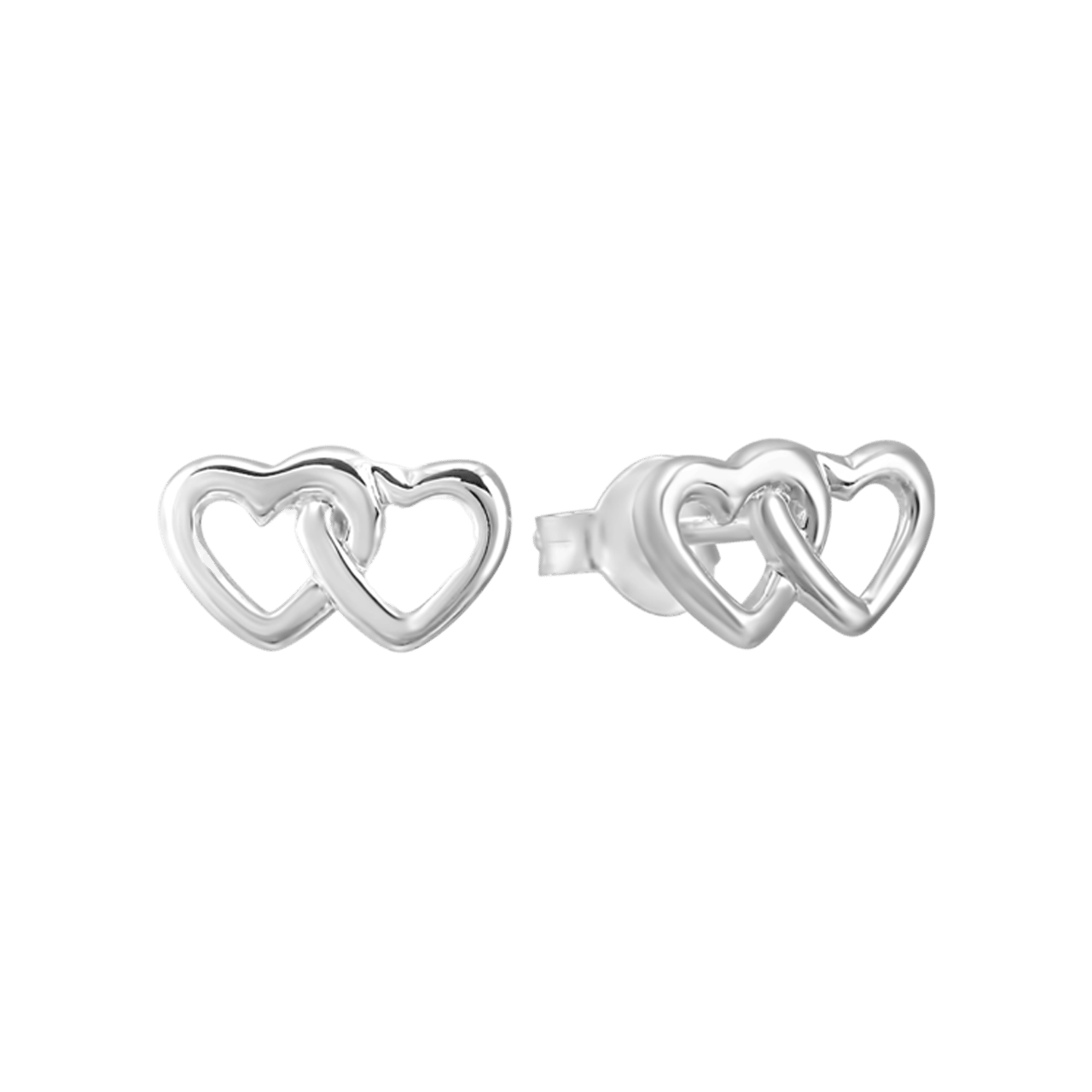 Ohrringe in 925 Silber Herzchen