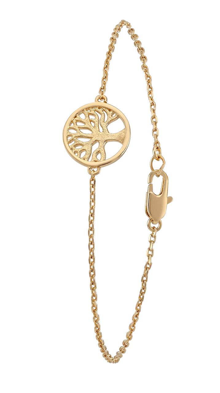 Eve Goldplated armband family tree