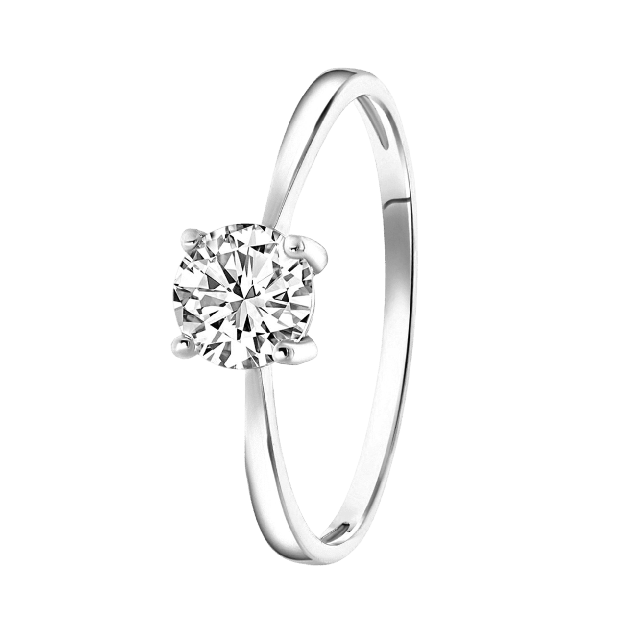 Silberner Ring mit Swarovski-Zirkonia für Damen
