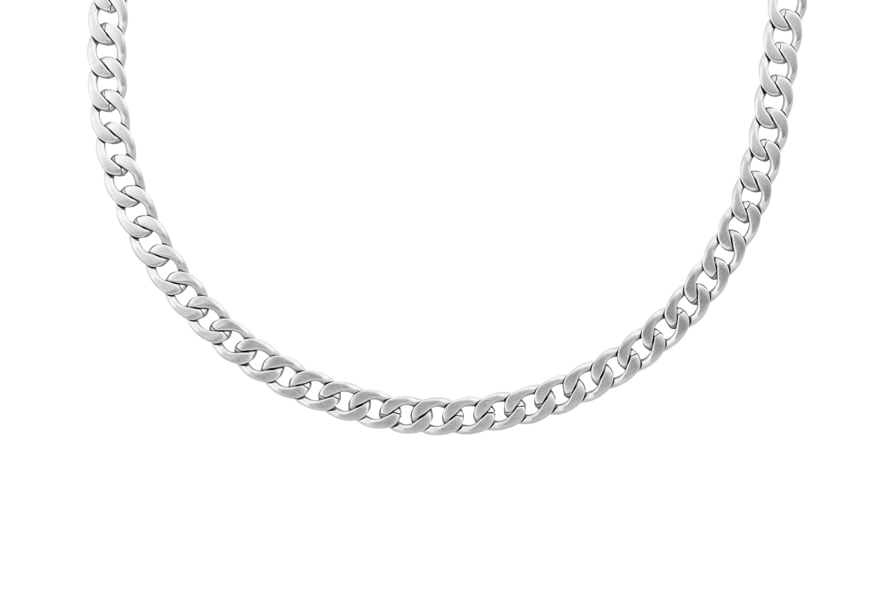 Stainless steel herenketting schakel