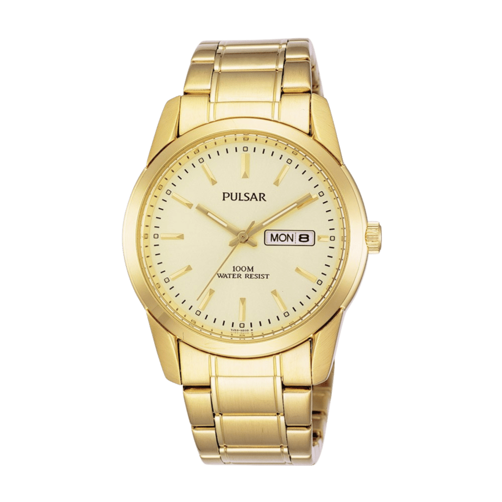 Pulsar Heren Horloge Goudkleurig PJ6024X1