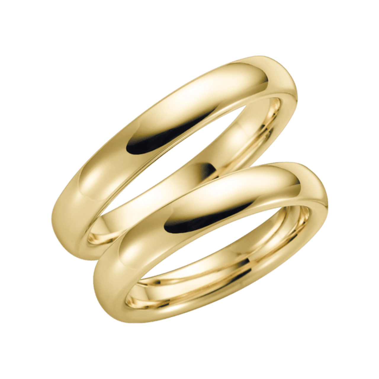 14K geelgouden dames trouwring Morgenster H48G