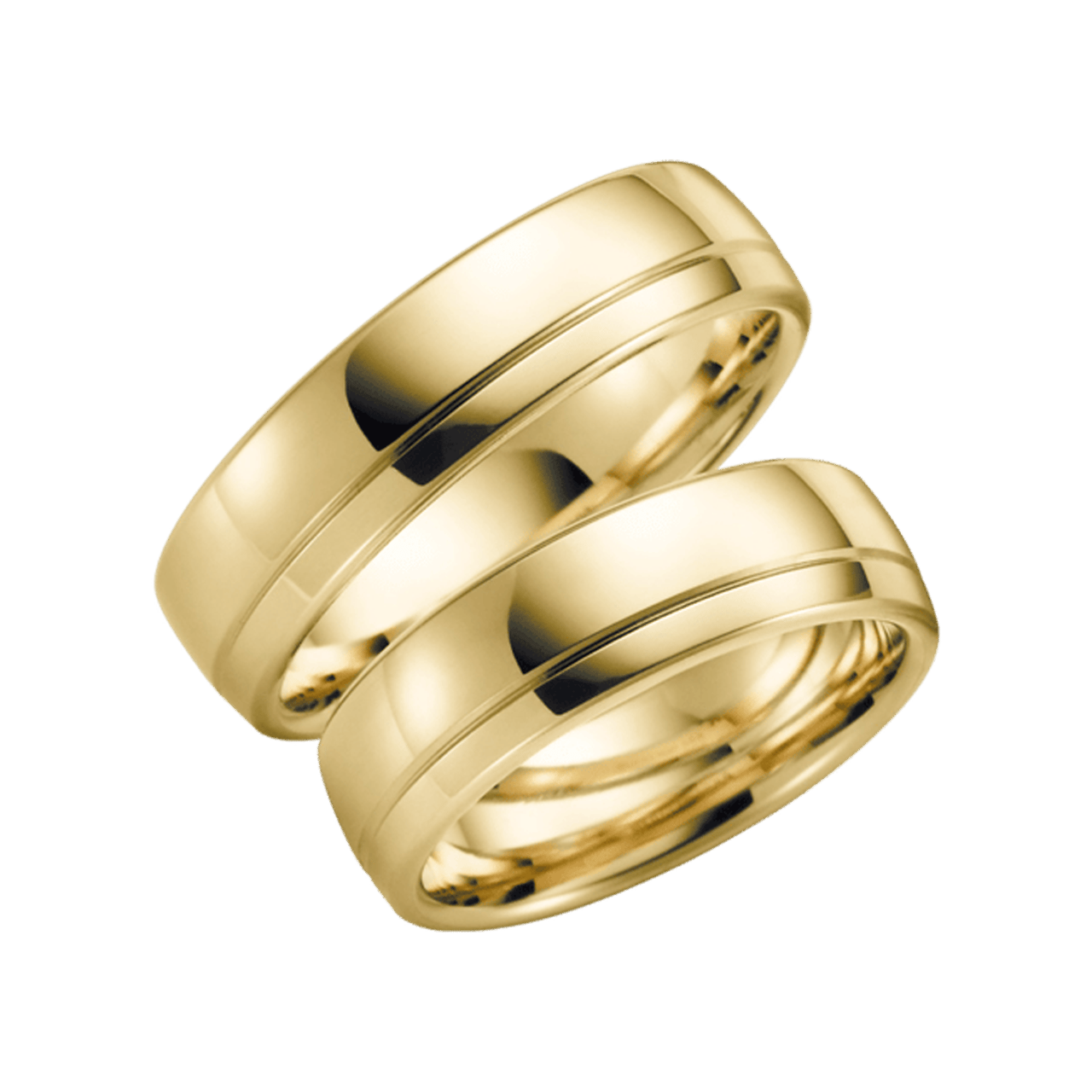 14 Karaat geelgouden trouwring Alyssa Dames H129