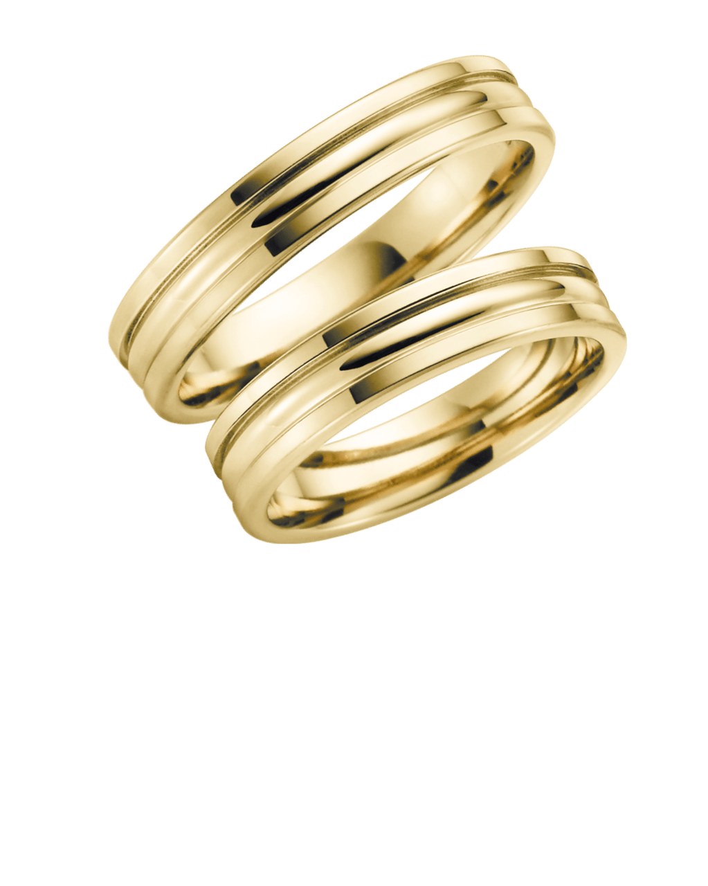 14 Karaat geelgouden heren trouwring Kalina H135