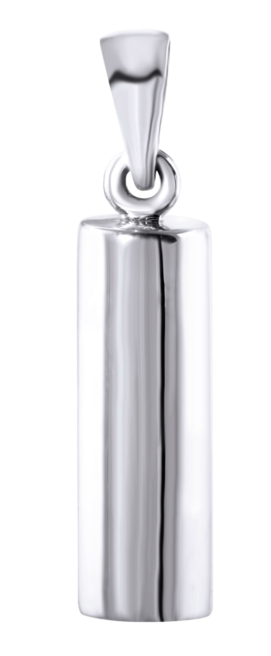Asche-Anhänger aus 925 Silber Röhrchen