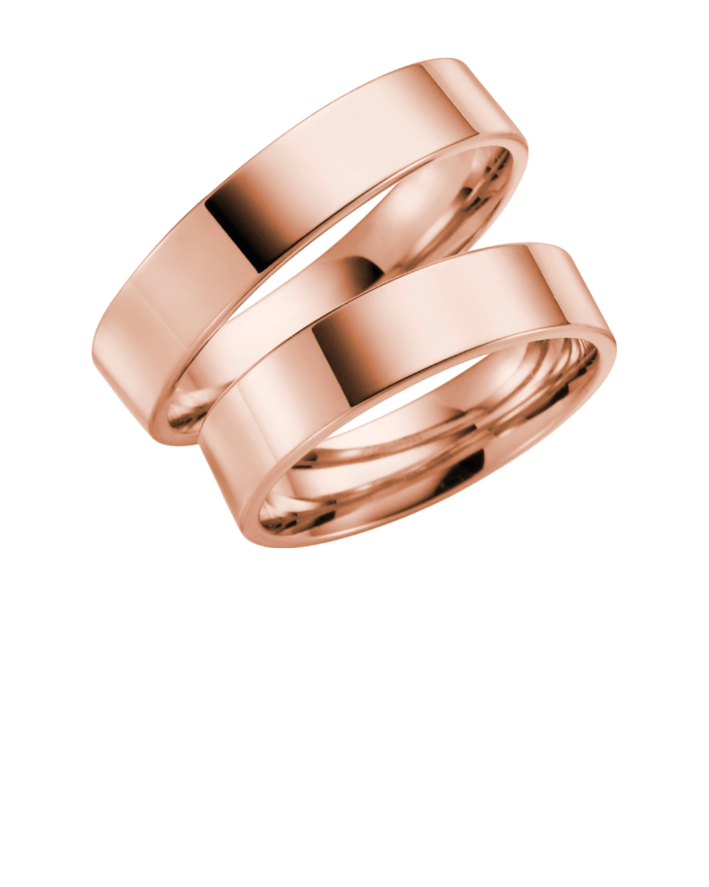 Trauring für Damen, 585 Rotgold, Bluebell (Hasenglöckchen), H81R