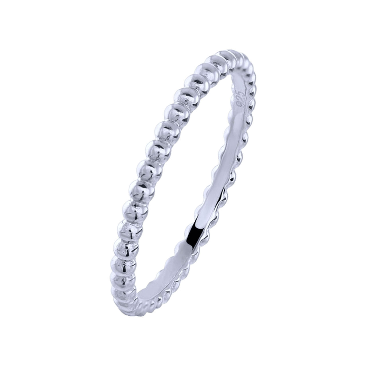 Ring in 925 Silber mit Kugeln