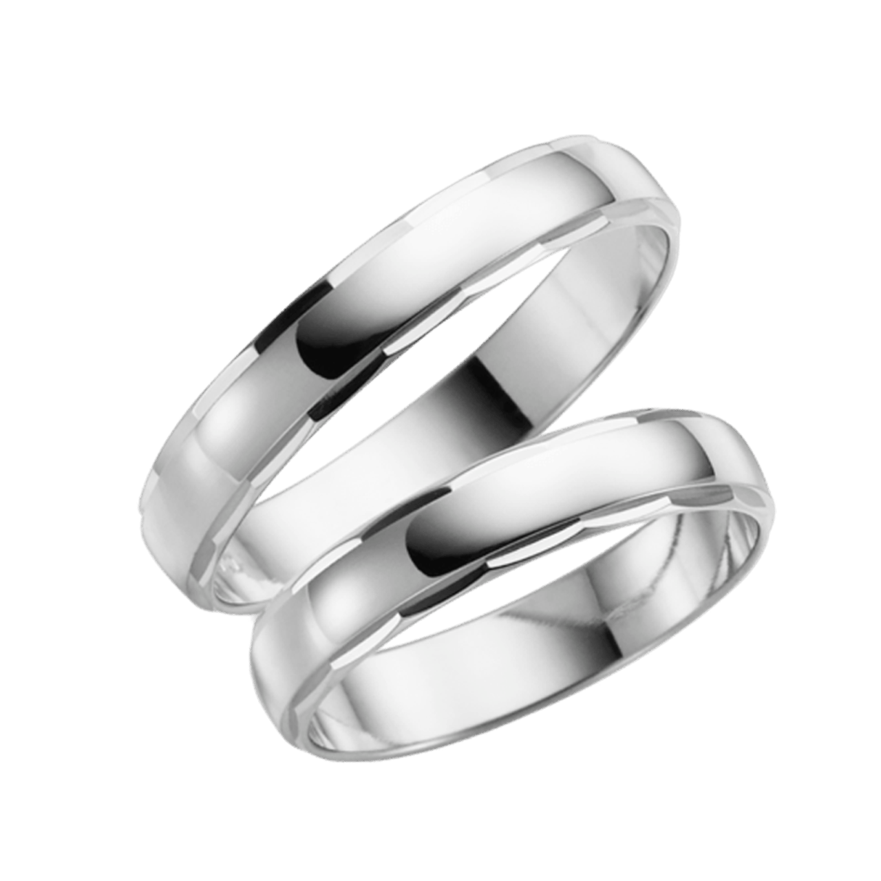 Palladium Trauring Klee Damen H04P