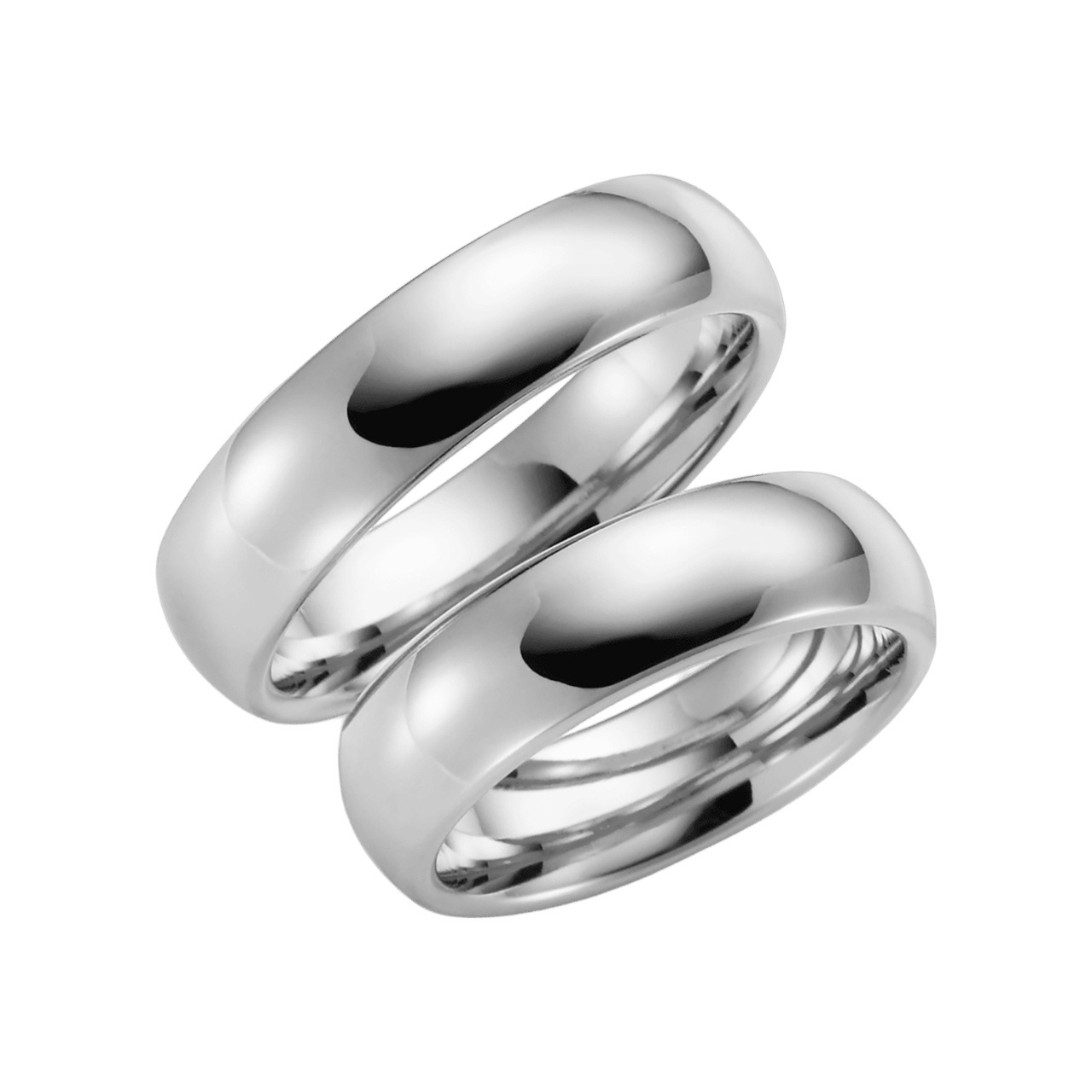 Palladium Trauring Delphin Damen H60P