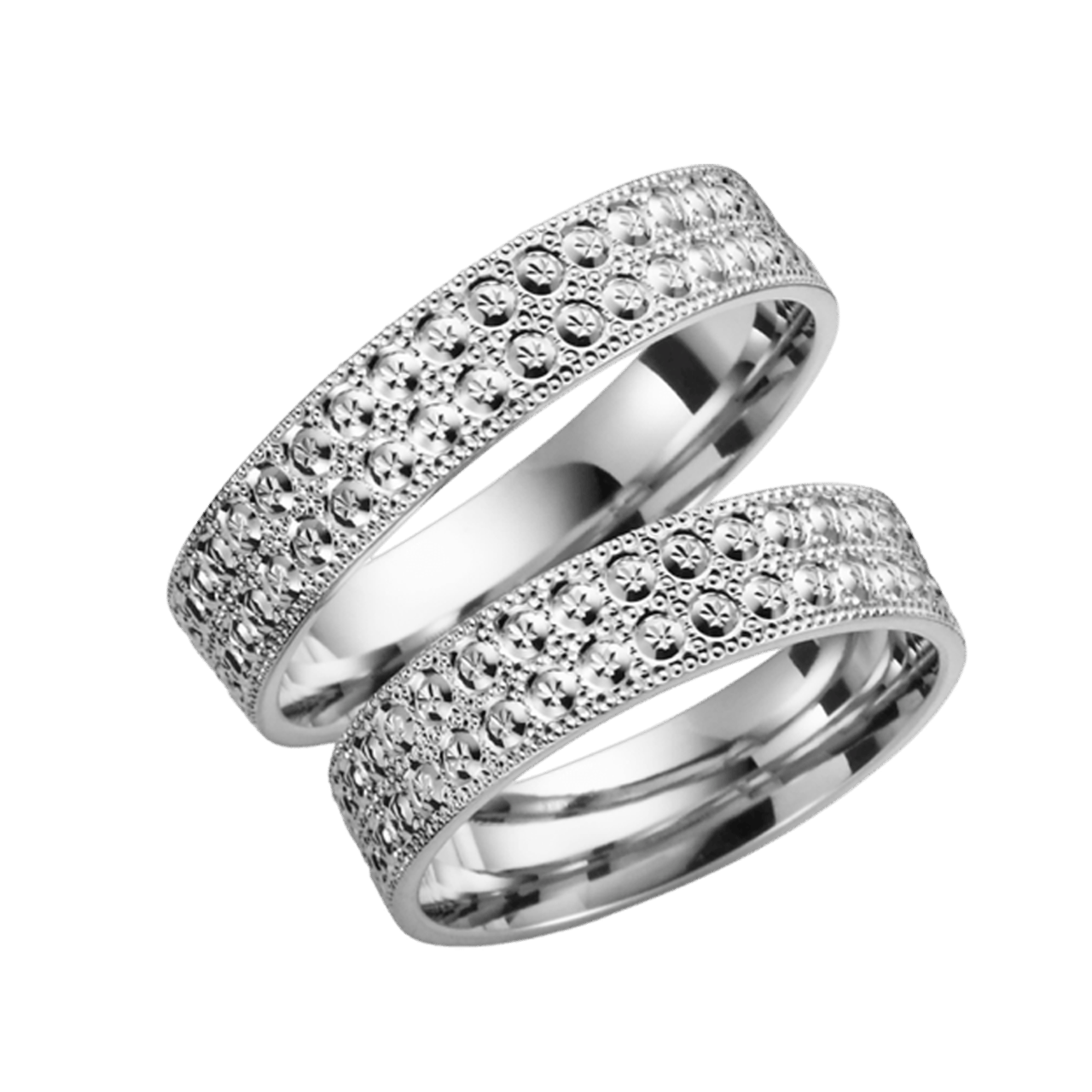 Palladium Trauring Poppy Damen H90P