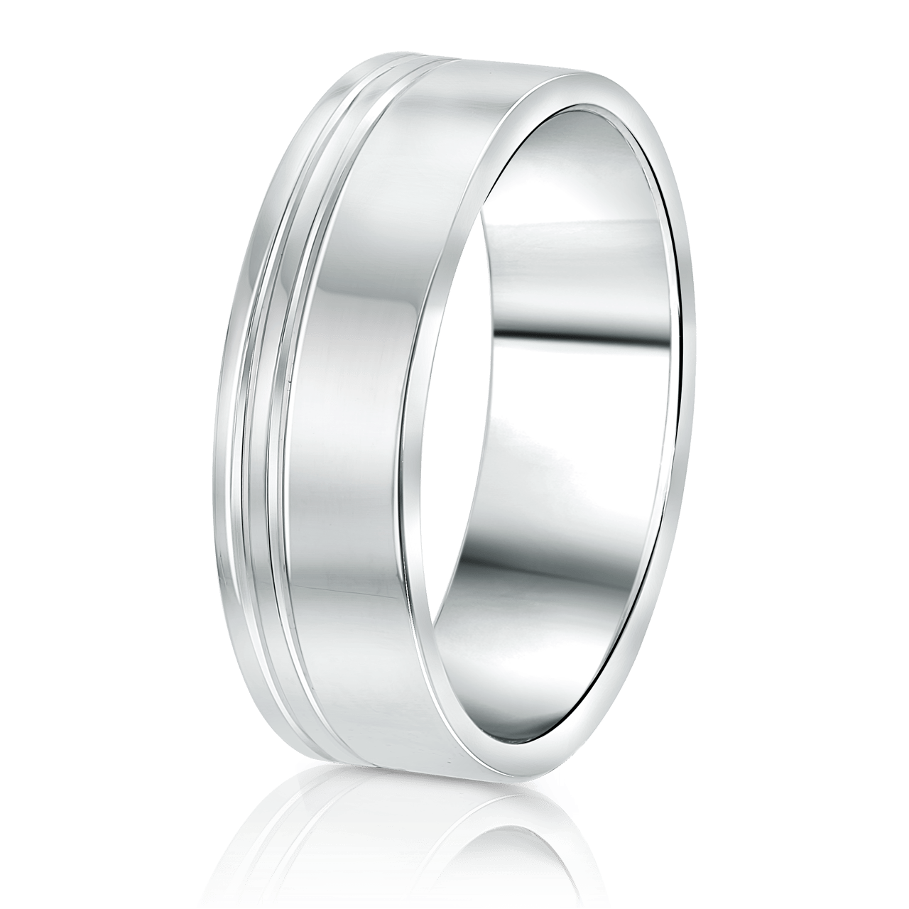 Beziehungsring aus rhodiniertem 925 Silber Celebes
