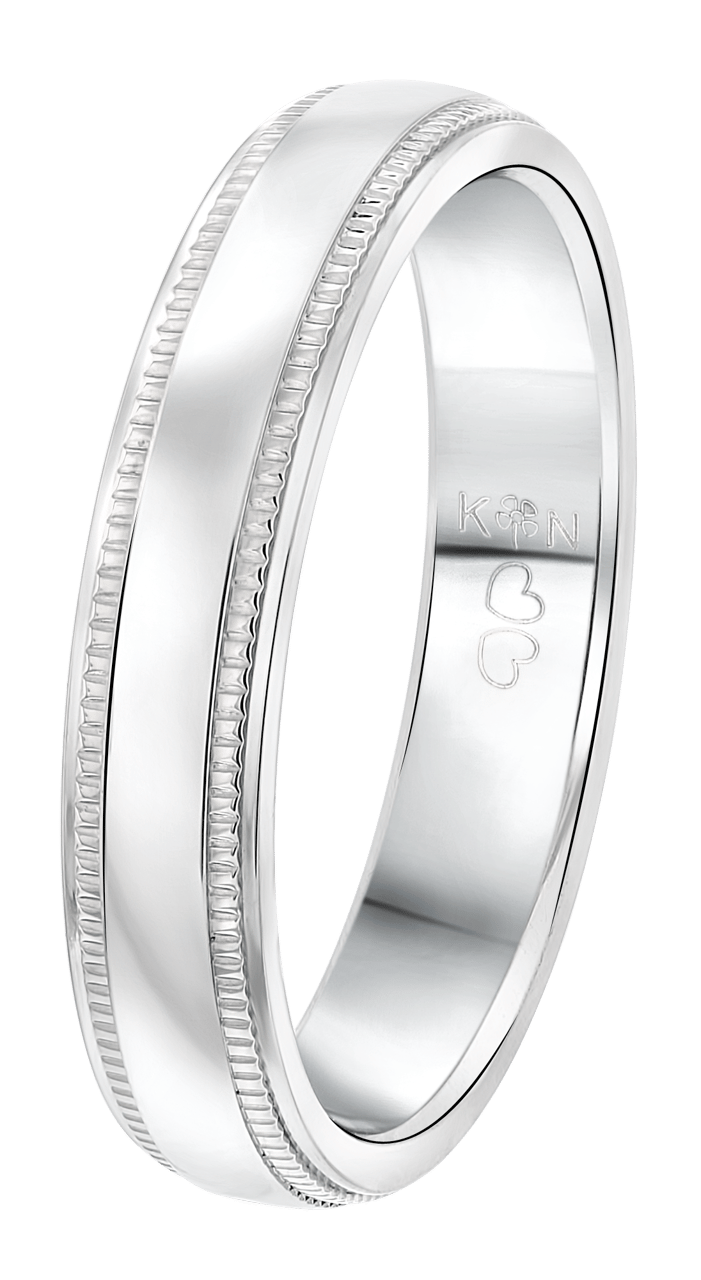 Gerecycled stainless steel vriendschapsring marbella heren