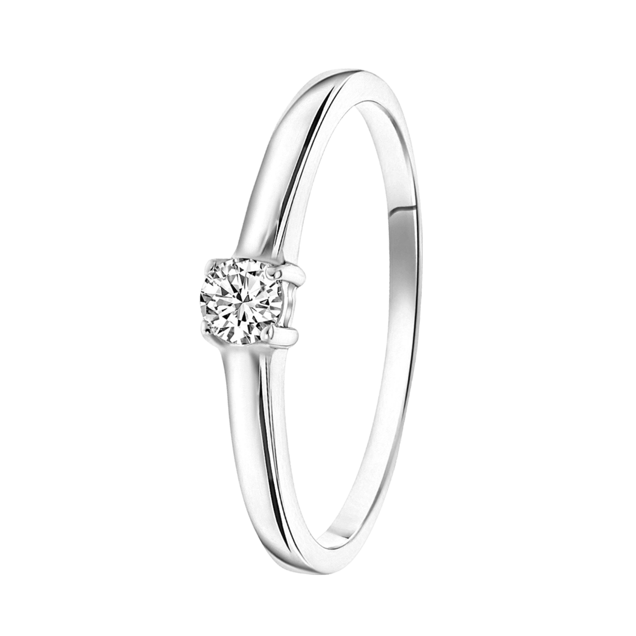 Silberner Ring mit Swarovski-Zirkonia für Damen