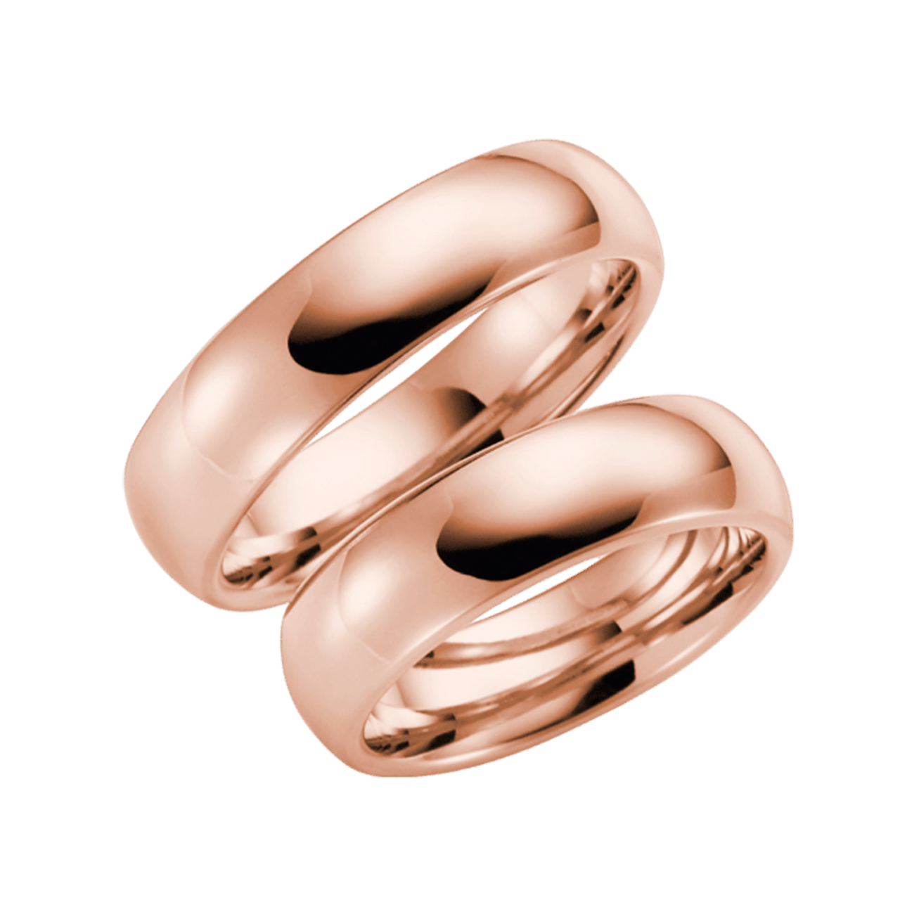 14k rosegouden trouwring  PassionflowerDames H53R
