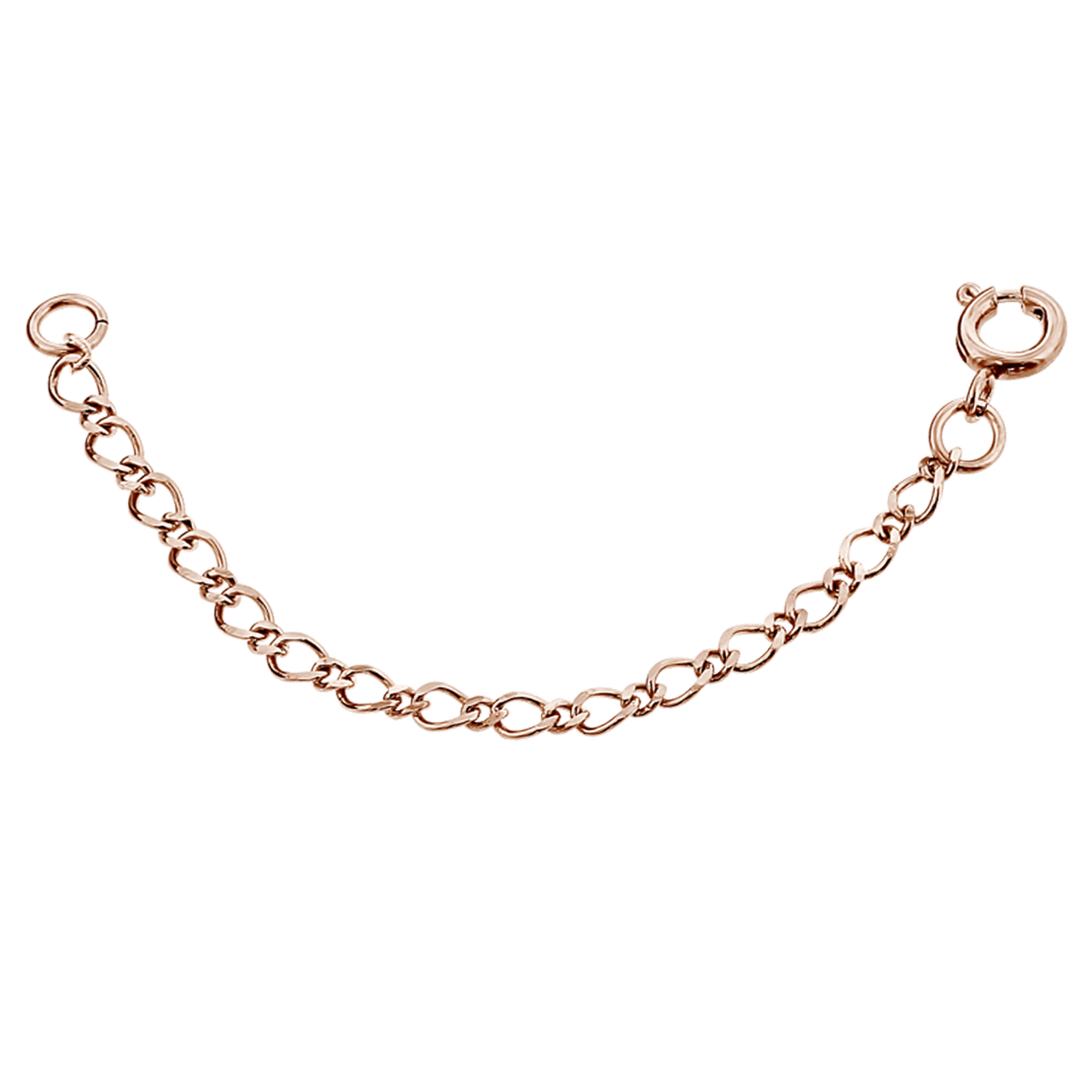Gerecycled stainless steel verlengstukje rose