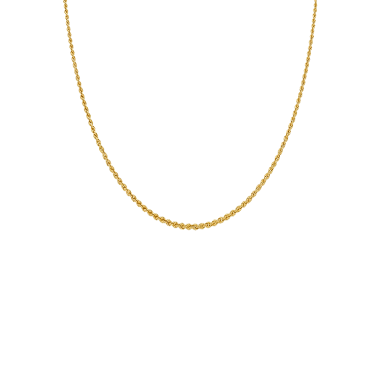 9 karaat ketting koord 45cm voor dames