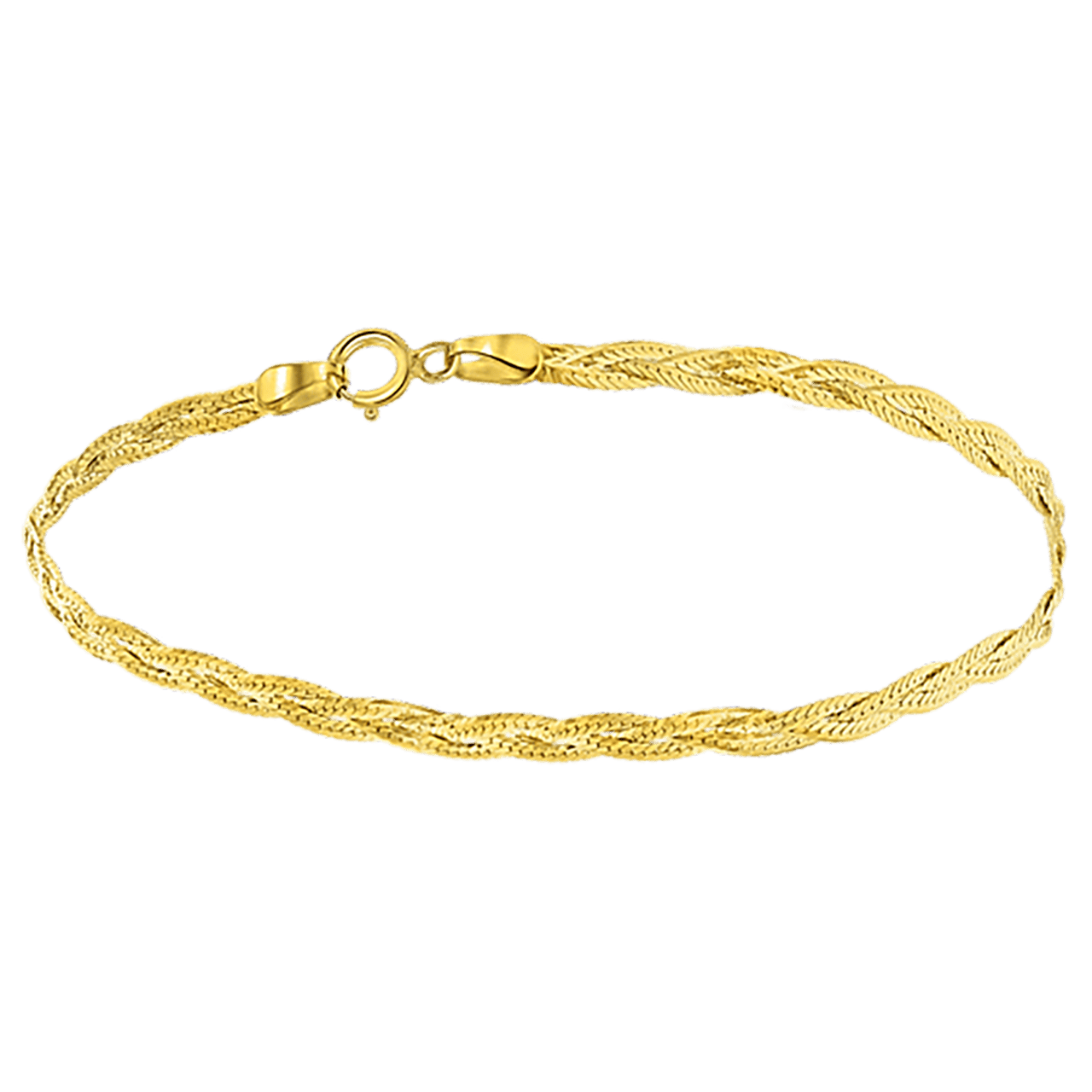 Armband, 375 Gold, Fischgrätkette