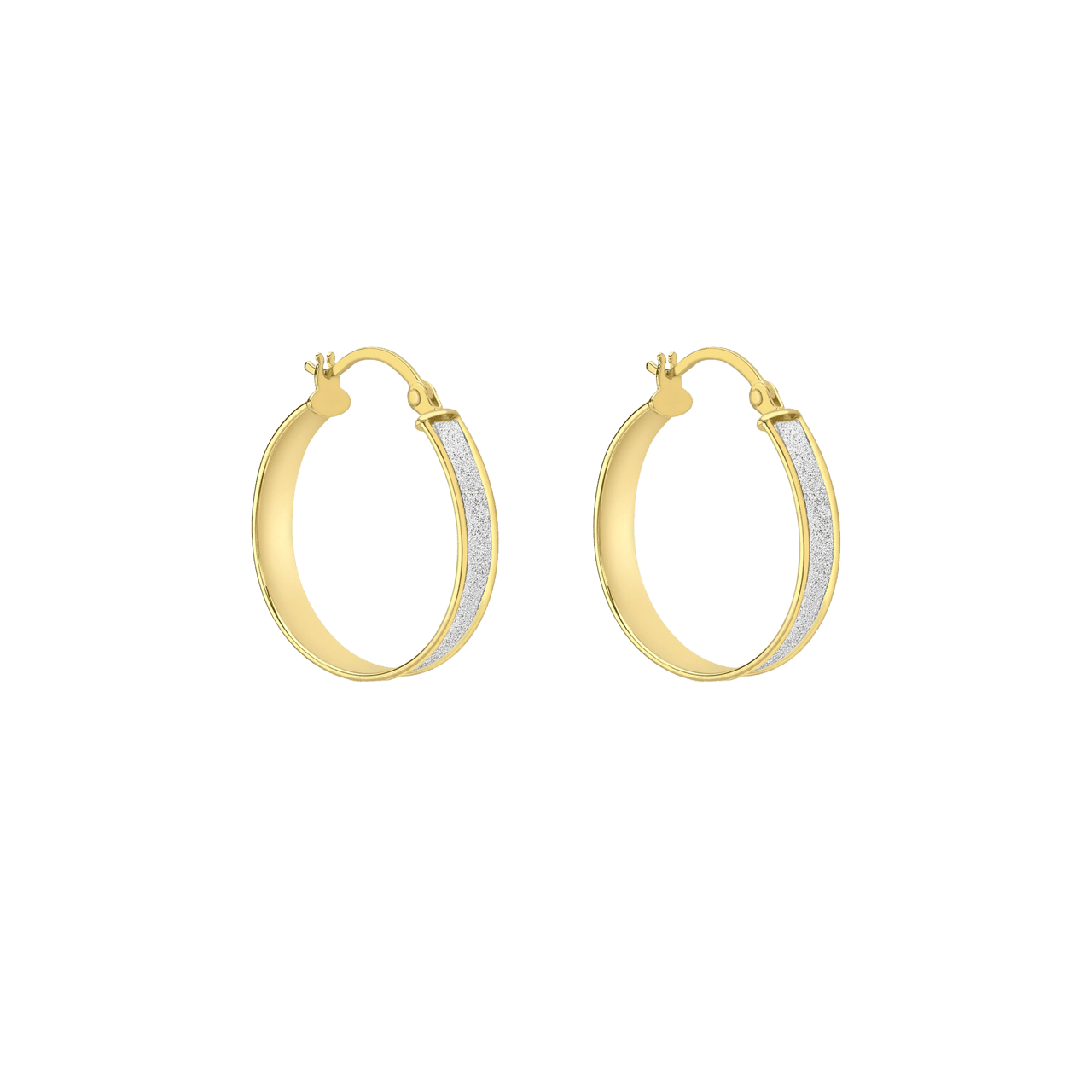 375 Gold Ohrringe, 20mm