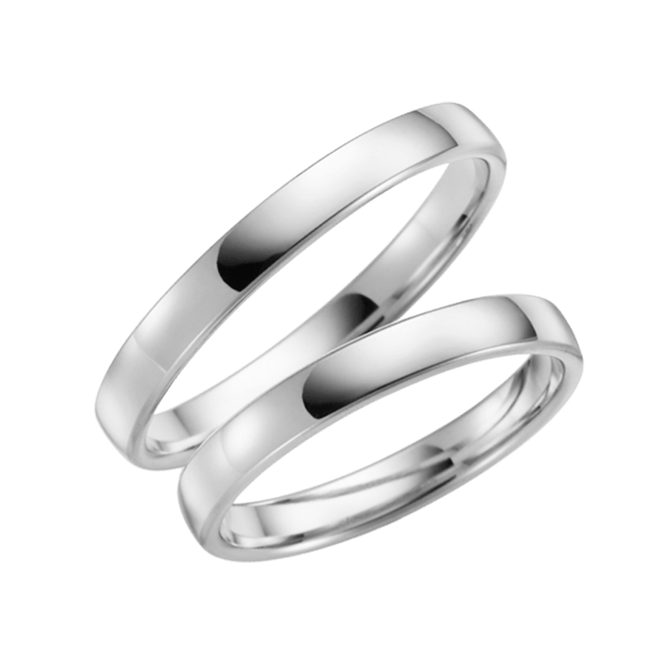 14-karätiger Weißgold-Ring Camelia Damen H54W