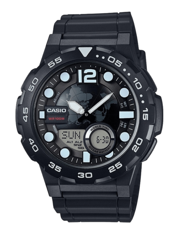 Casio-Armbanduhr AEQ-100W-1AVEF